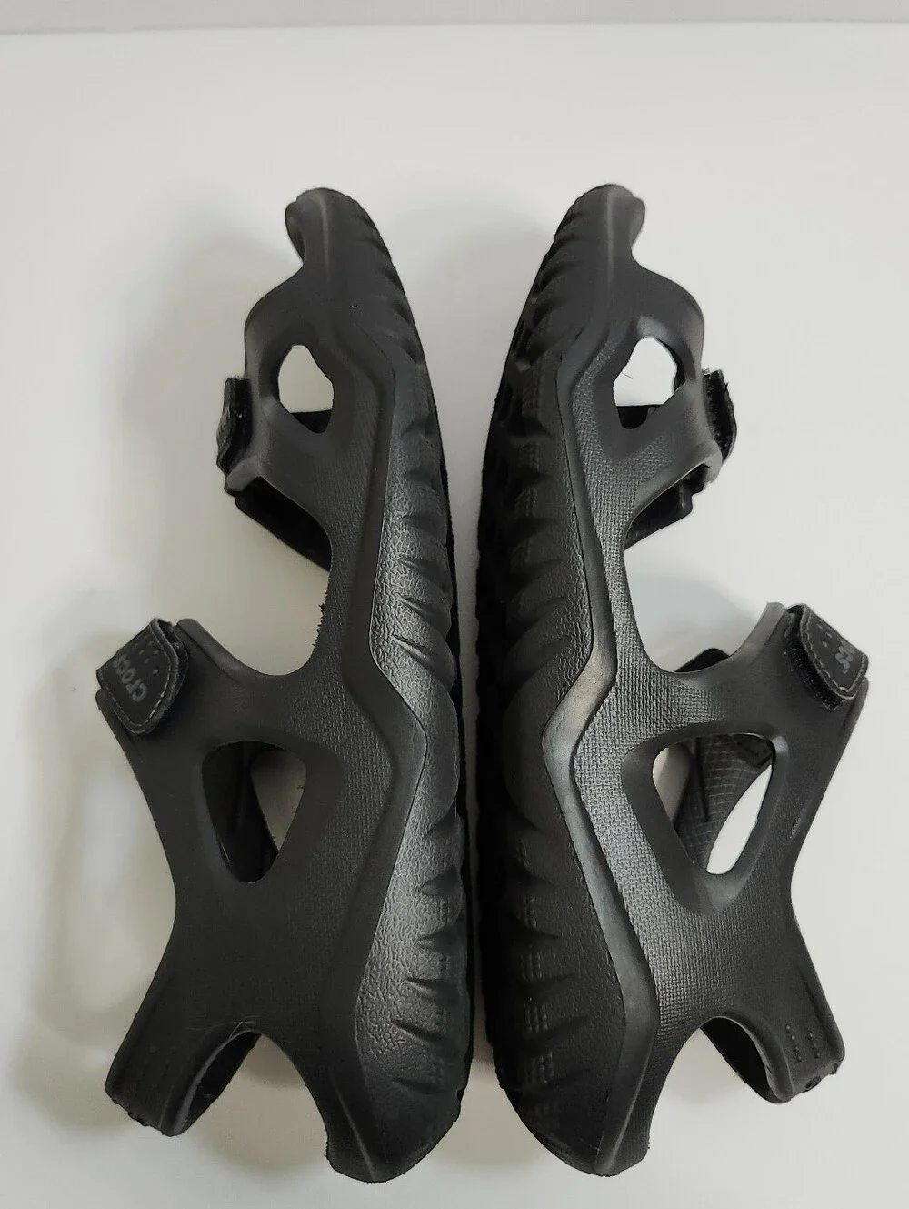 Crocs Swiftwater River Sandal '18 BLACK Adjustable Straps 203965  Mens Size 7M